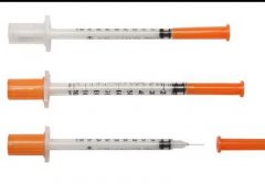 Orange Cap Insulin Syringe with Needle